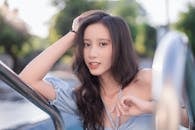 Captivating Portrait of Young Woman Outdoors