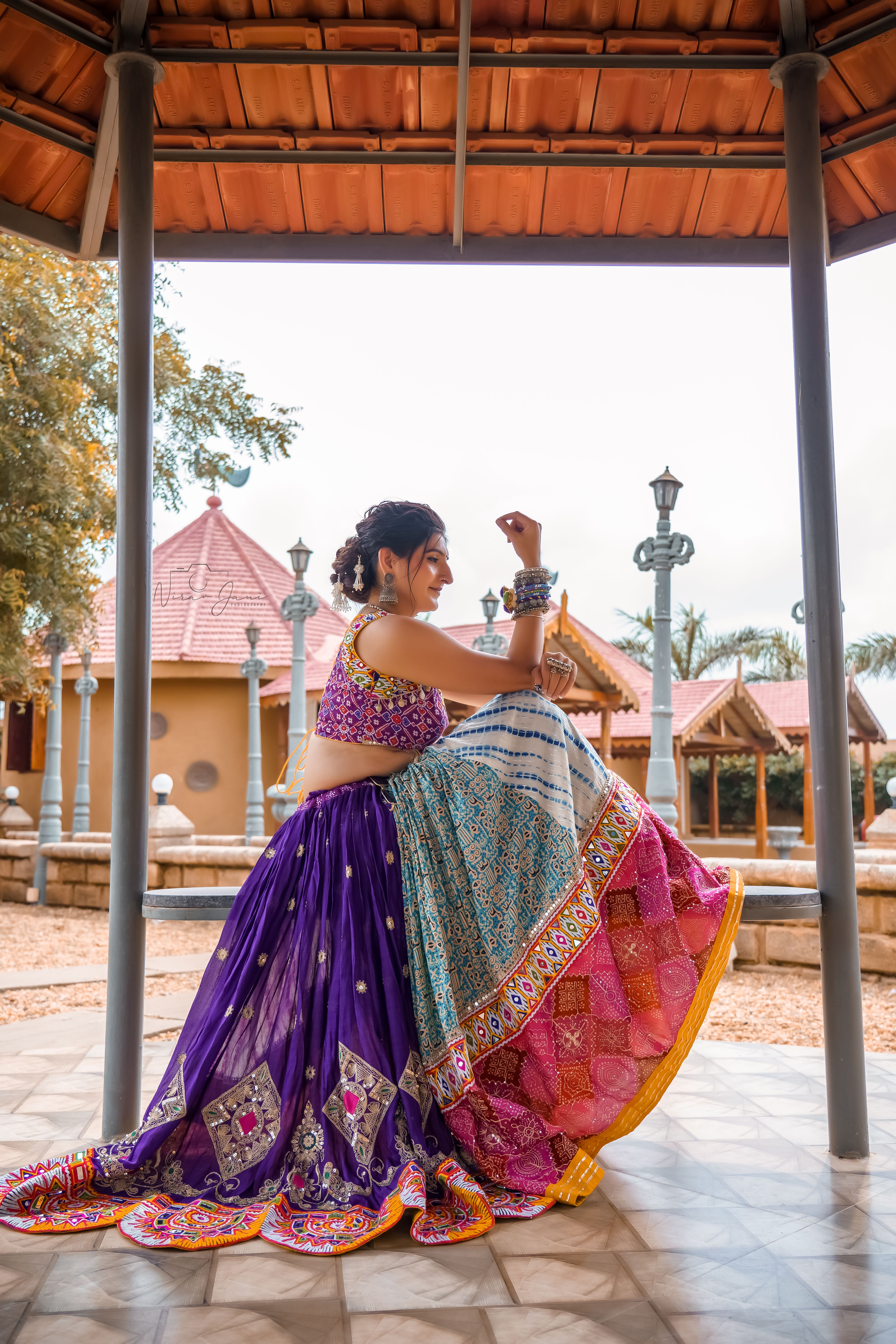 Indian Woman in Traditional Dress Posing Outdoors · Free Stock Photo