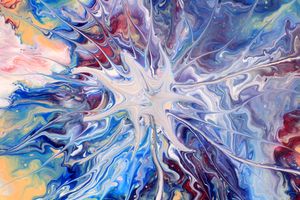 Abstract swirling paint artwork — photo by Landiva Weber on Pexels