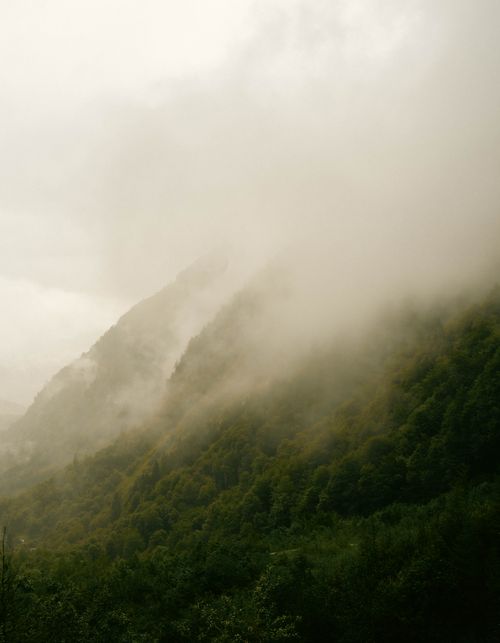 Mountain valley in cloud by Valentin Ilas on Pexels