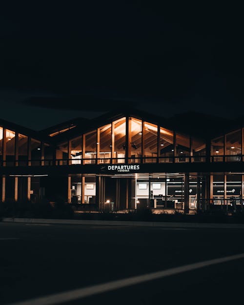 Architectural Photography of Black and Brown House