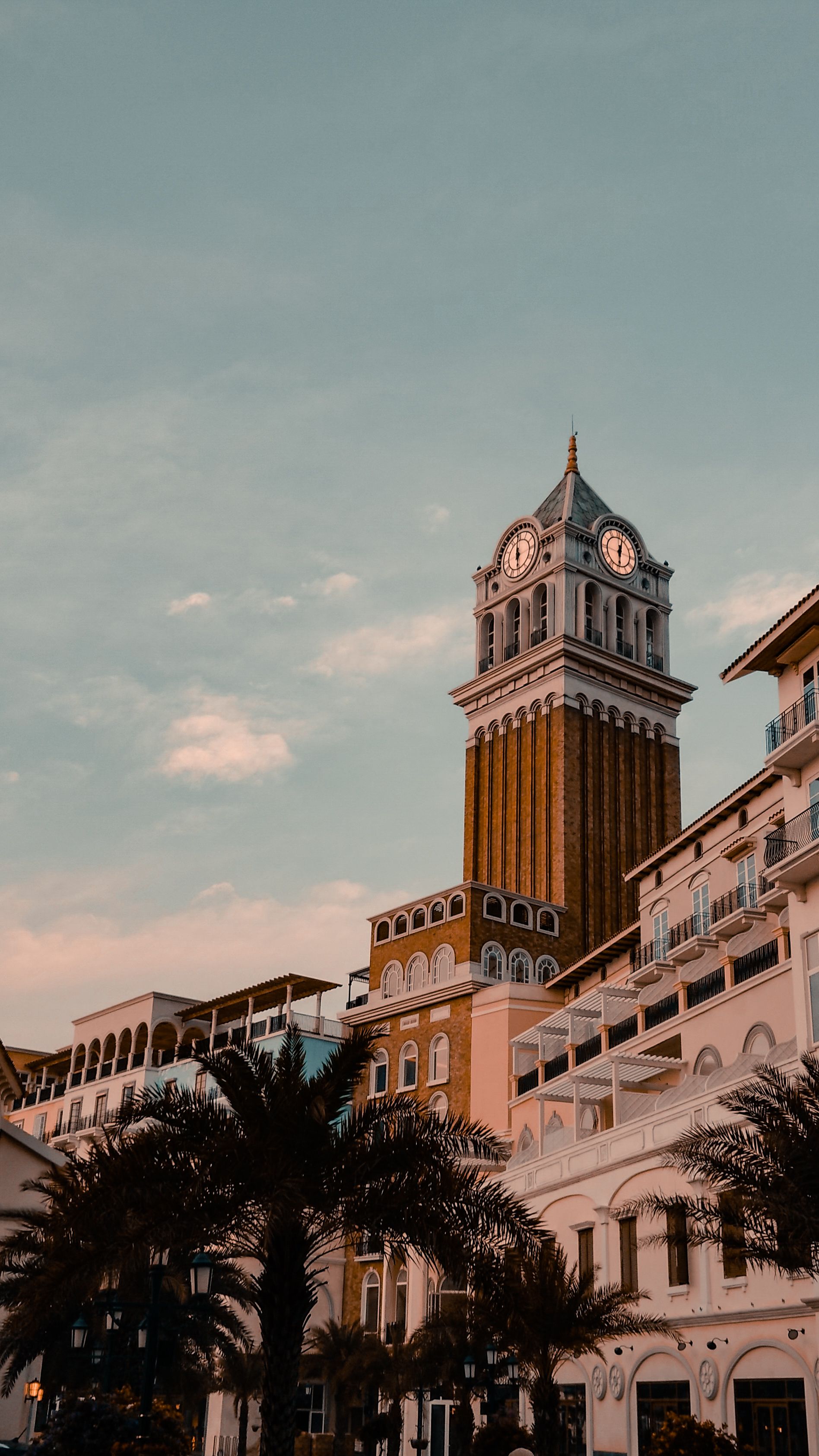 Historic Clock Tower Against Evening Sky · Free Stock Photo