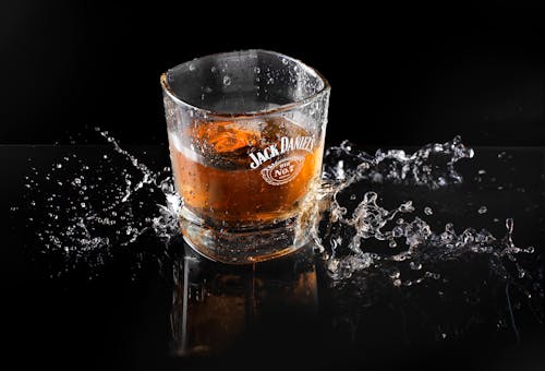 Jack Daniel-printed Drinking Glass