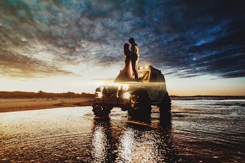 Free Coupe Standing on Vehicle Stock Photo