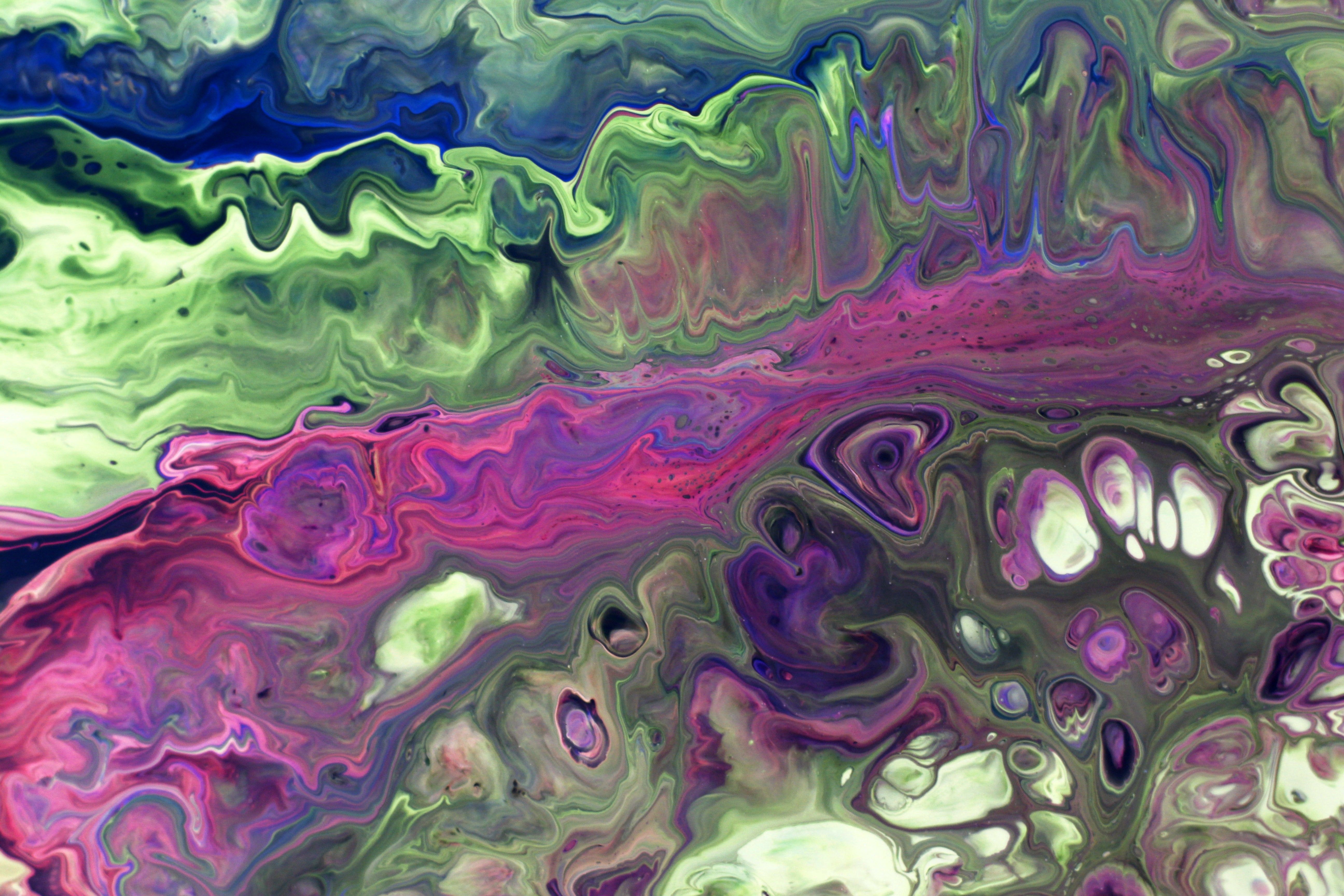 Colorful Abstract Fluid Art in Guaratuba · Free Stock Photo