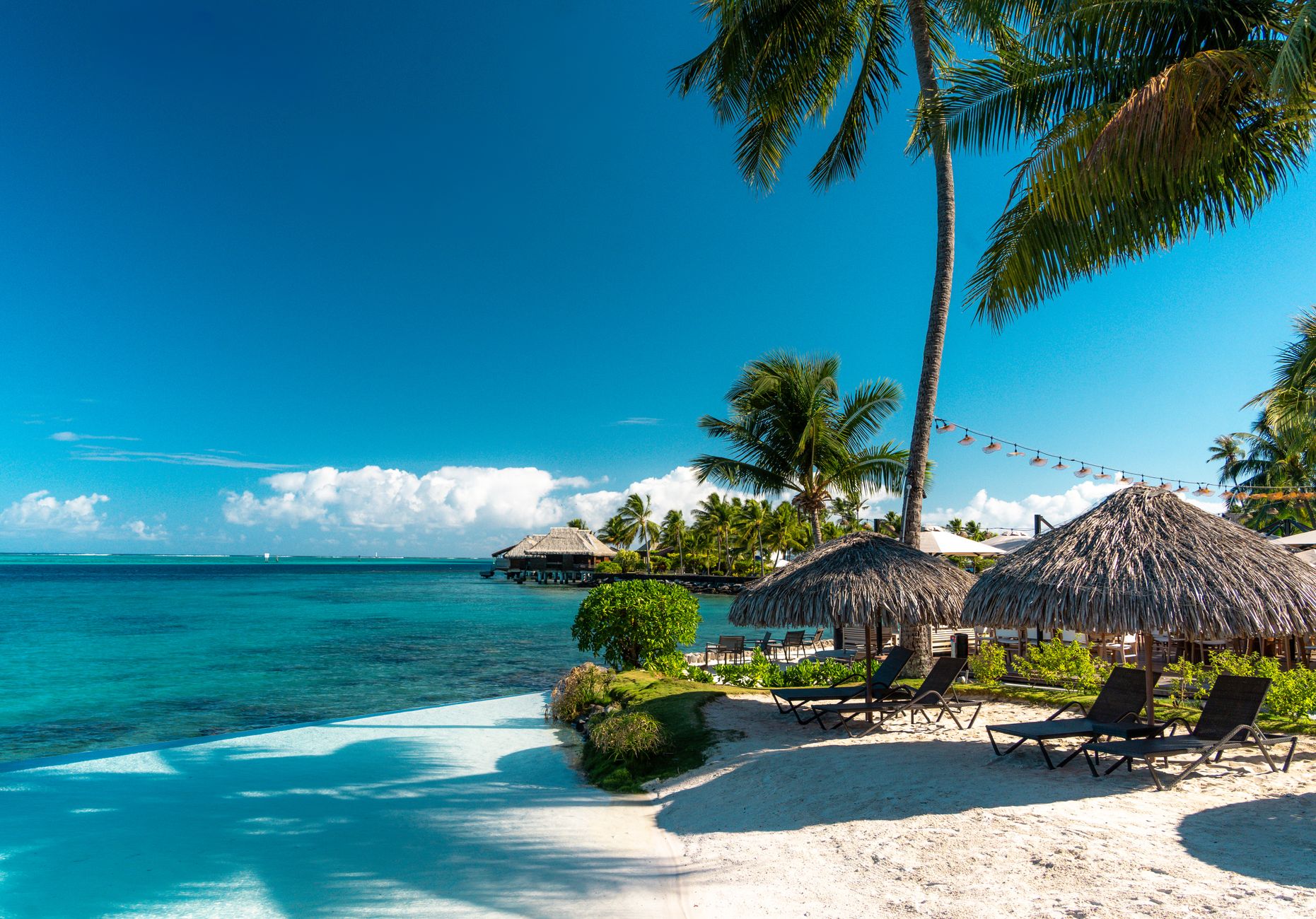 Opunohu Bay & Tiahura Lagoon (Moorea) tropical coastal seascape