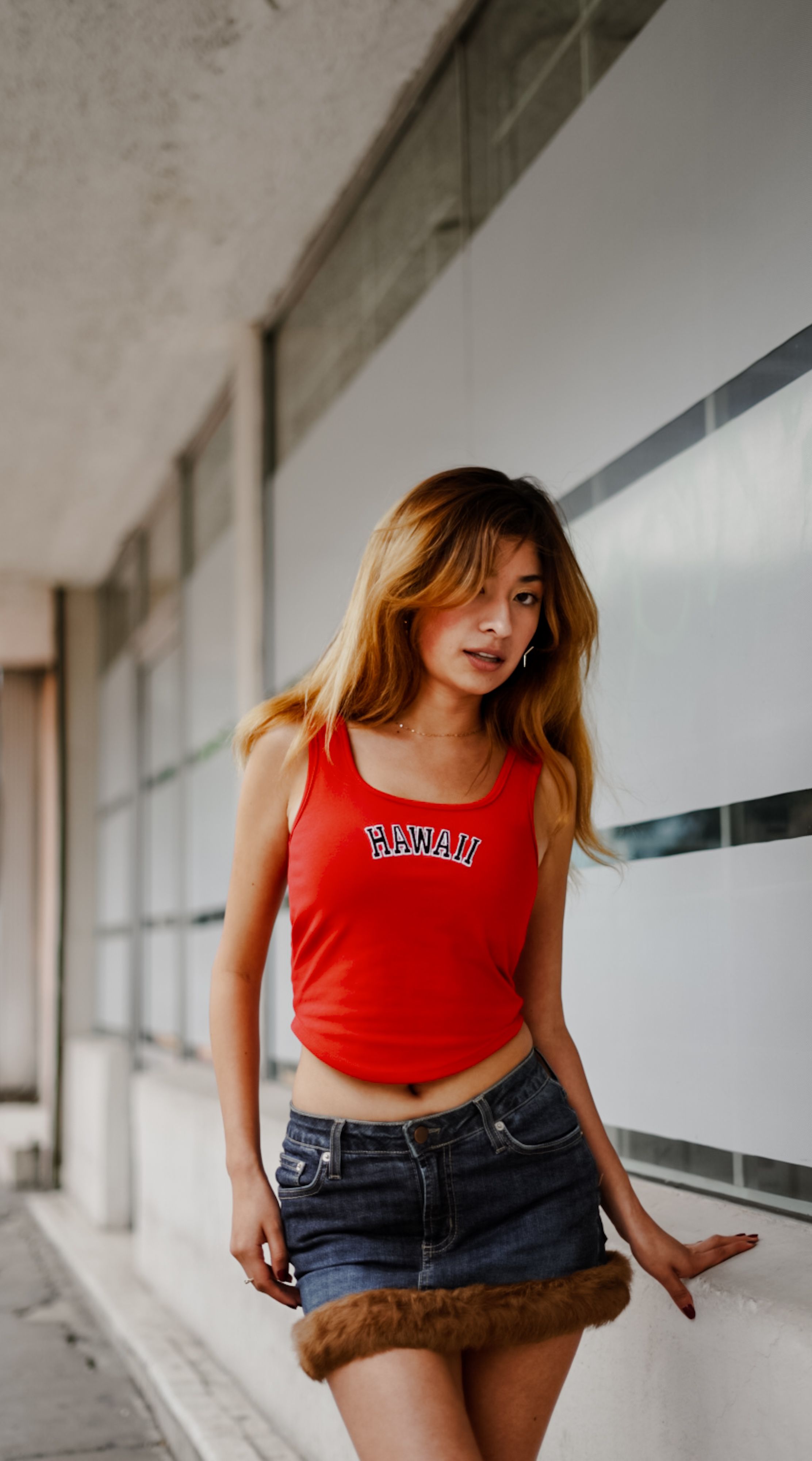 Saia Jeans Curta
