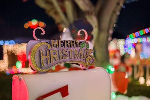 Free stock photo of holiday, lights, merry chirstmas