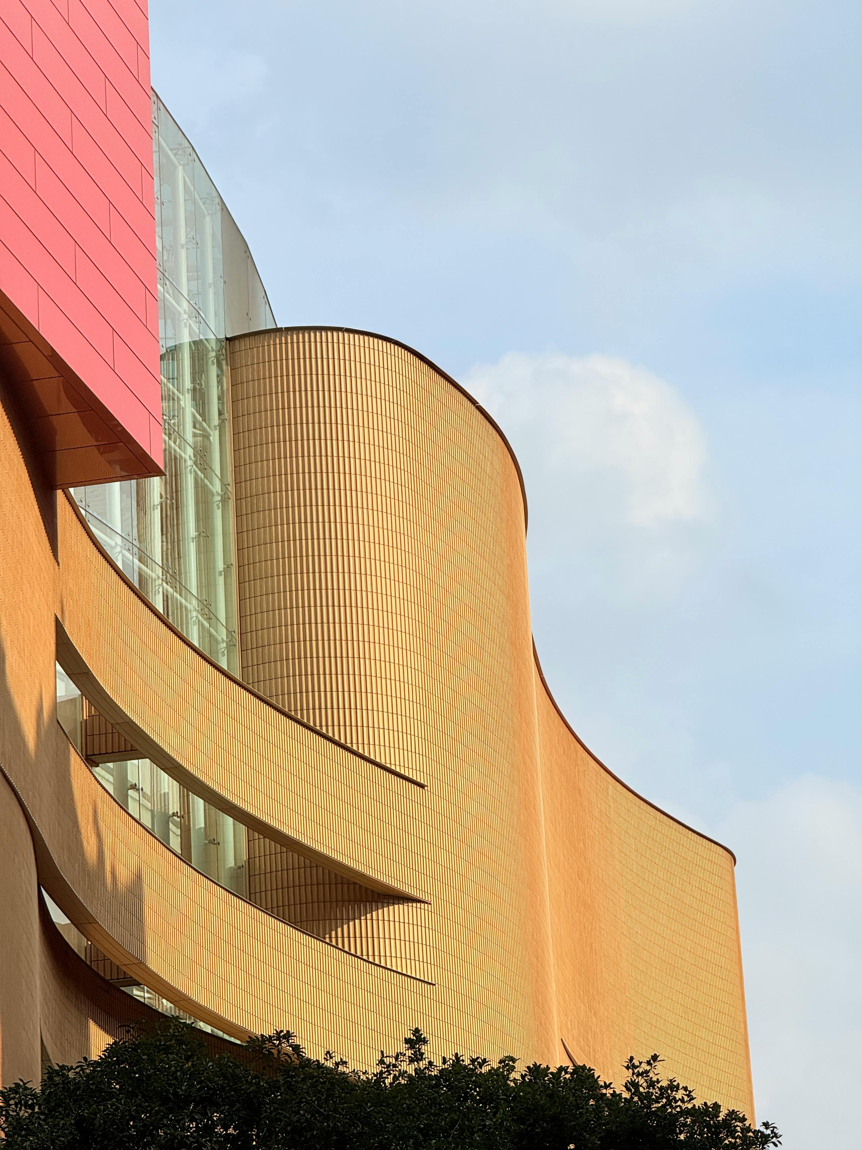 Shanghai's Iconic China Art Museum at Sunset · Free Stock Photo
