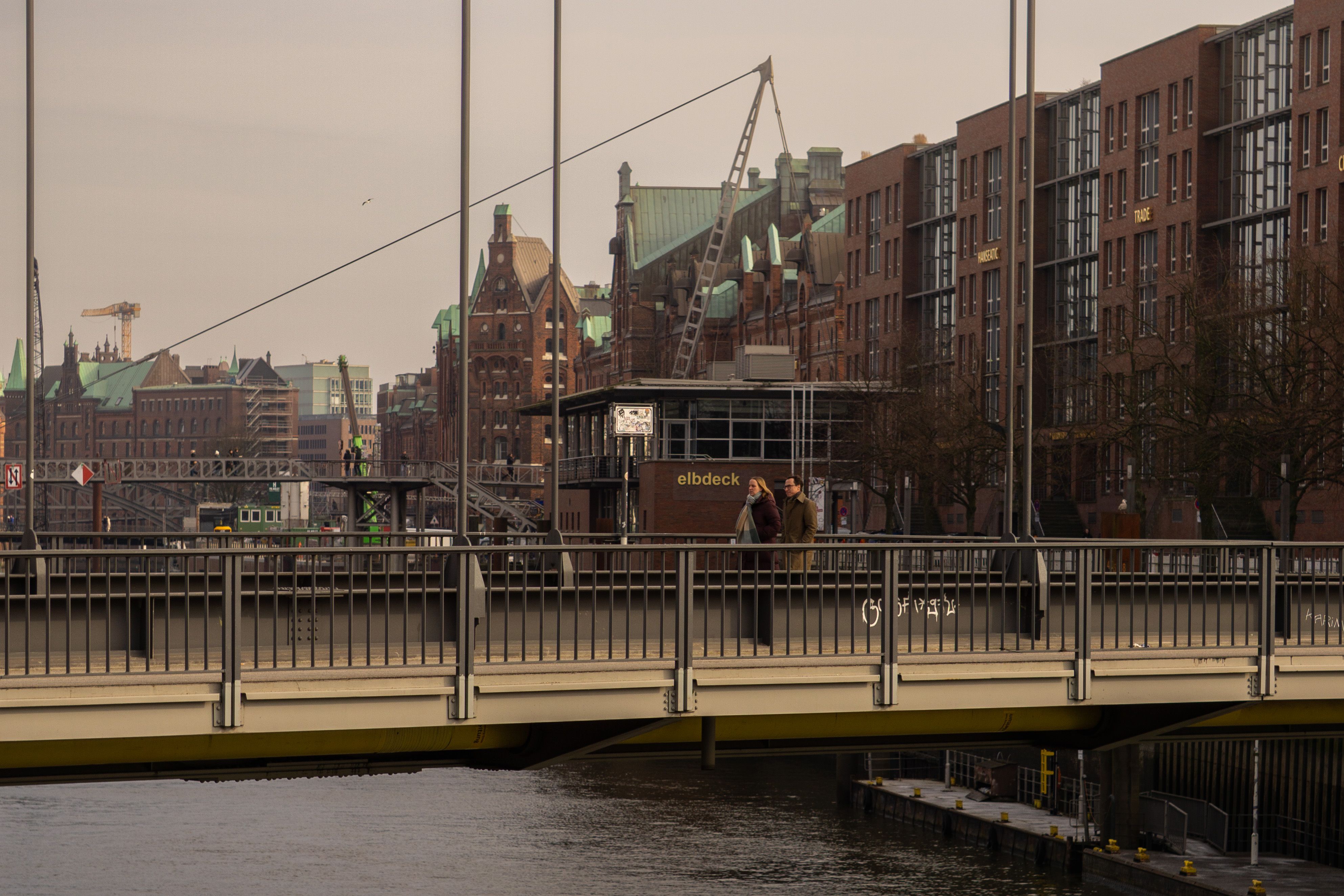Fischbrötchen am Hamburger Hafen