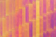 Vibrant Multicolored Metal Facade Close-Up