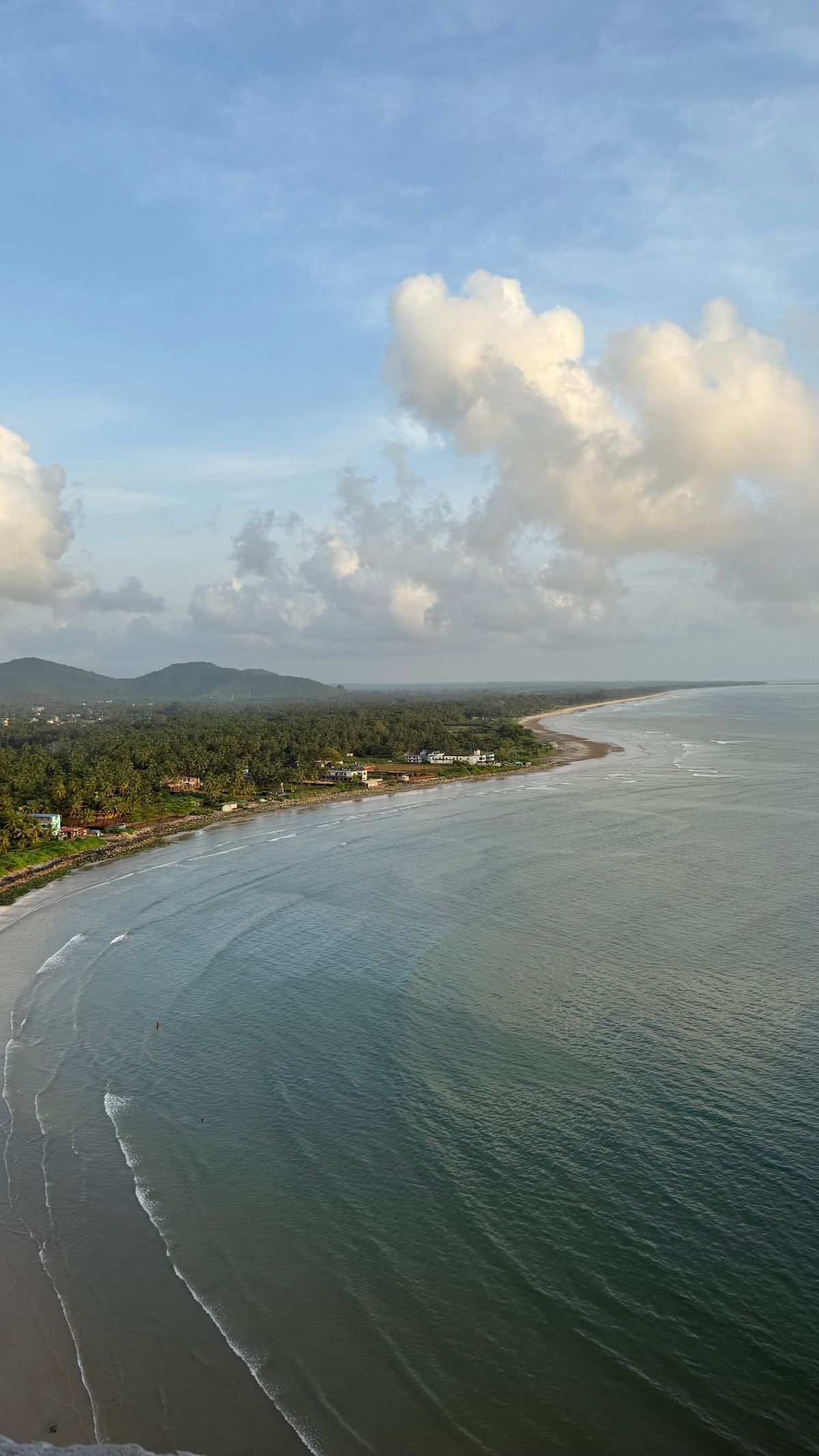 Aerial View of a Coastal Town and the Seascape · Free Stock Photo