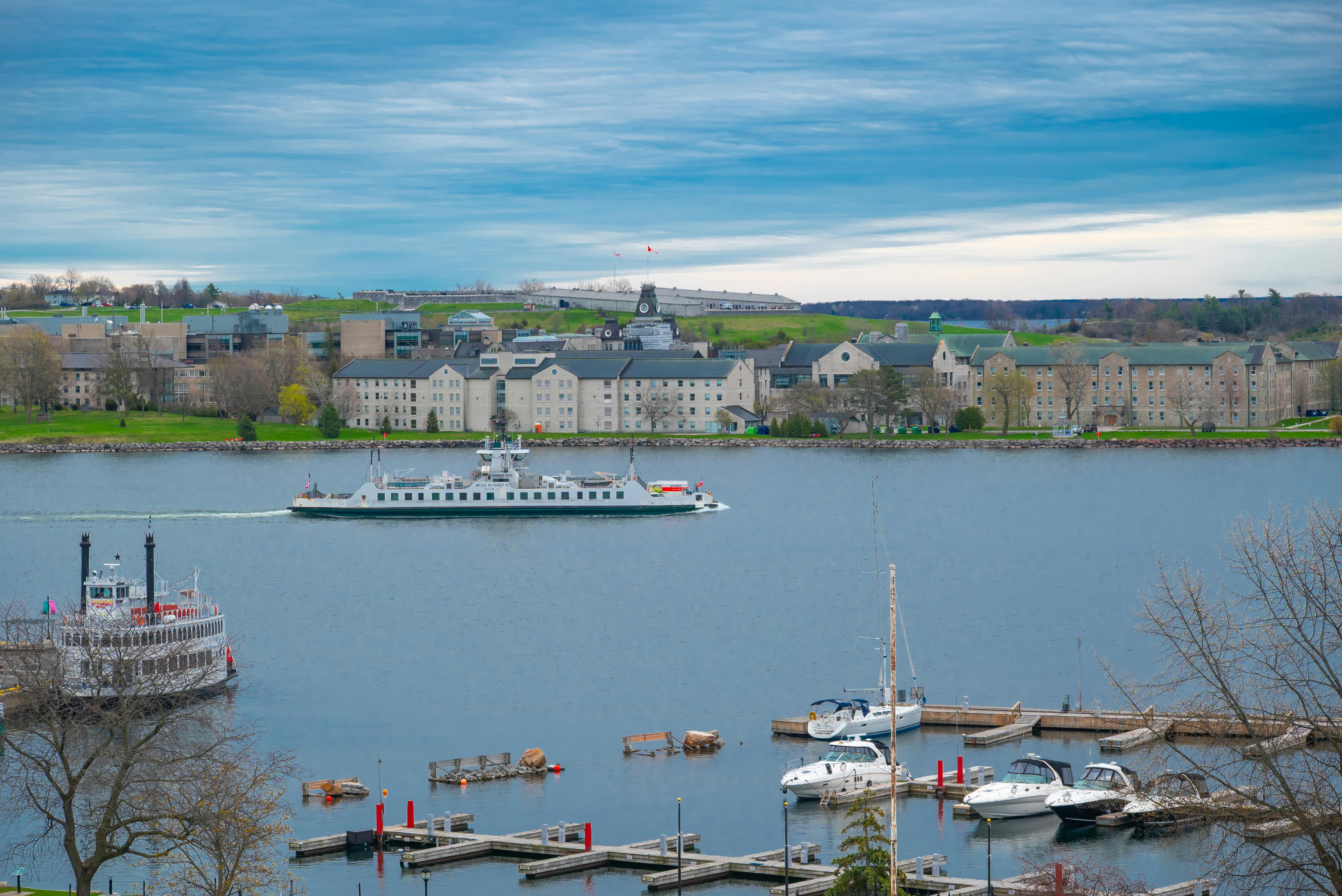 Kingston, Jamaica harbor and city skyline