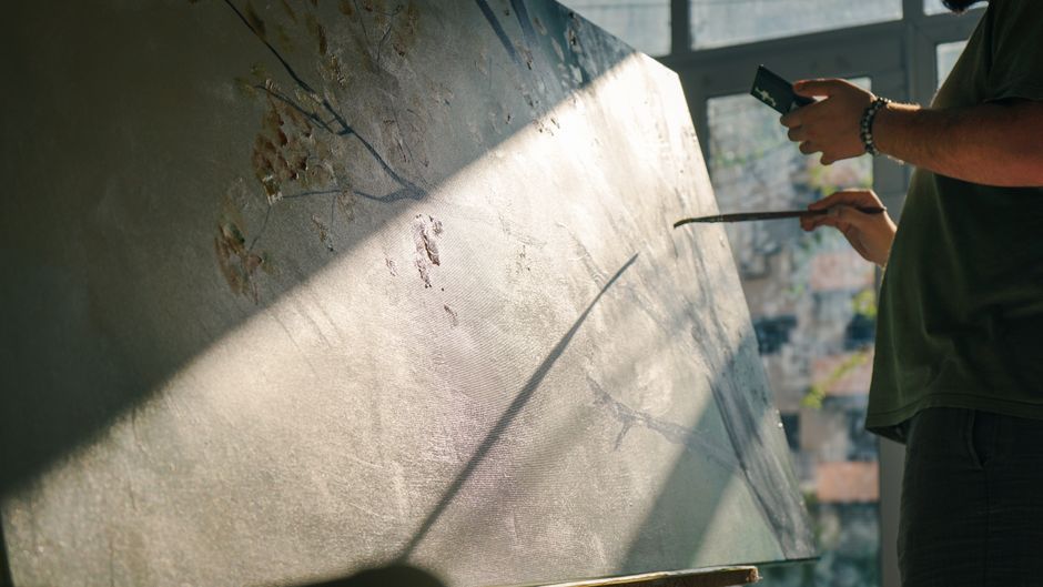 Let it dry, then paint the correct color over the top