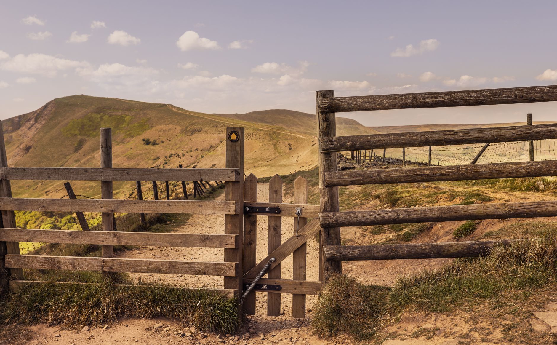 A long walk outdoors