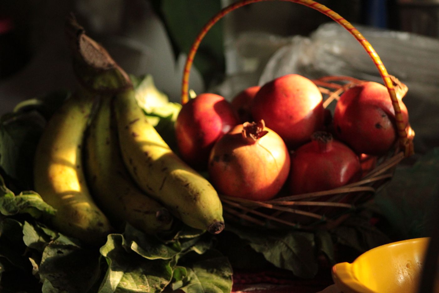 Fresh bananas