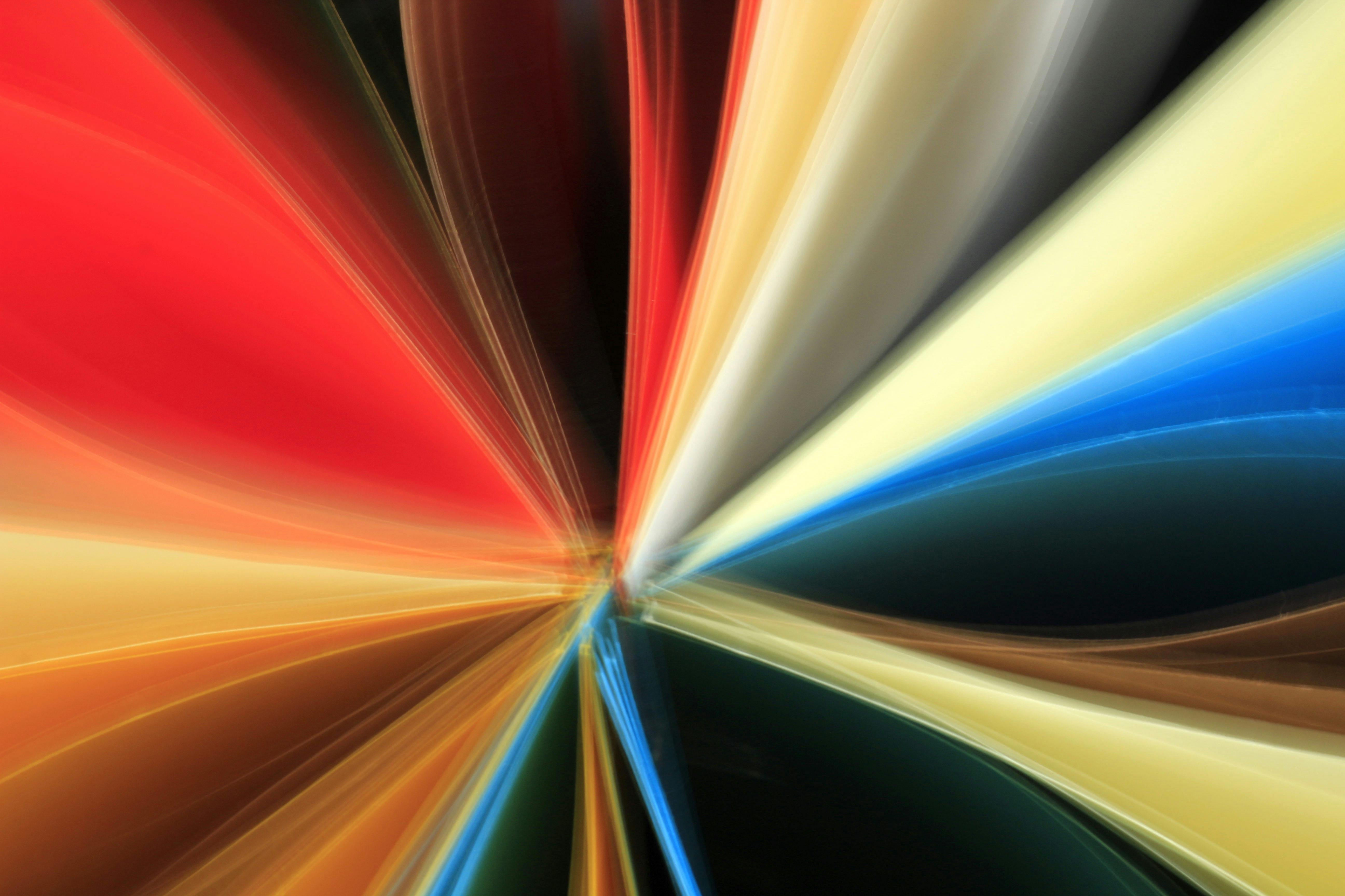 Vibrant Abstract Light Color Patterns Design · Free Stock Photo