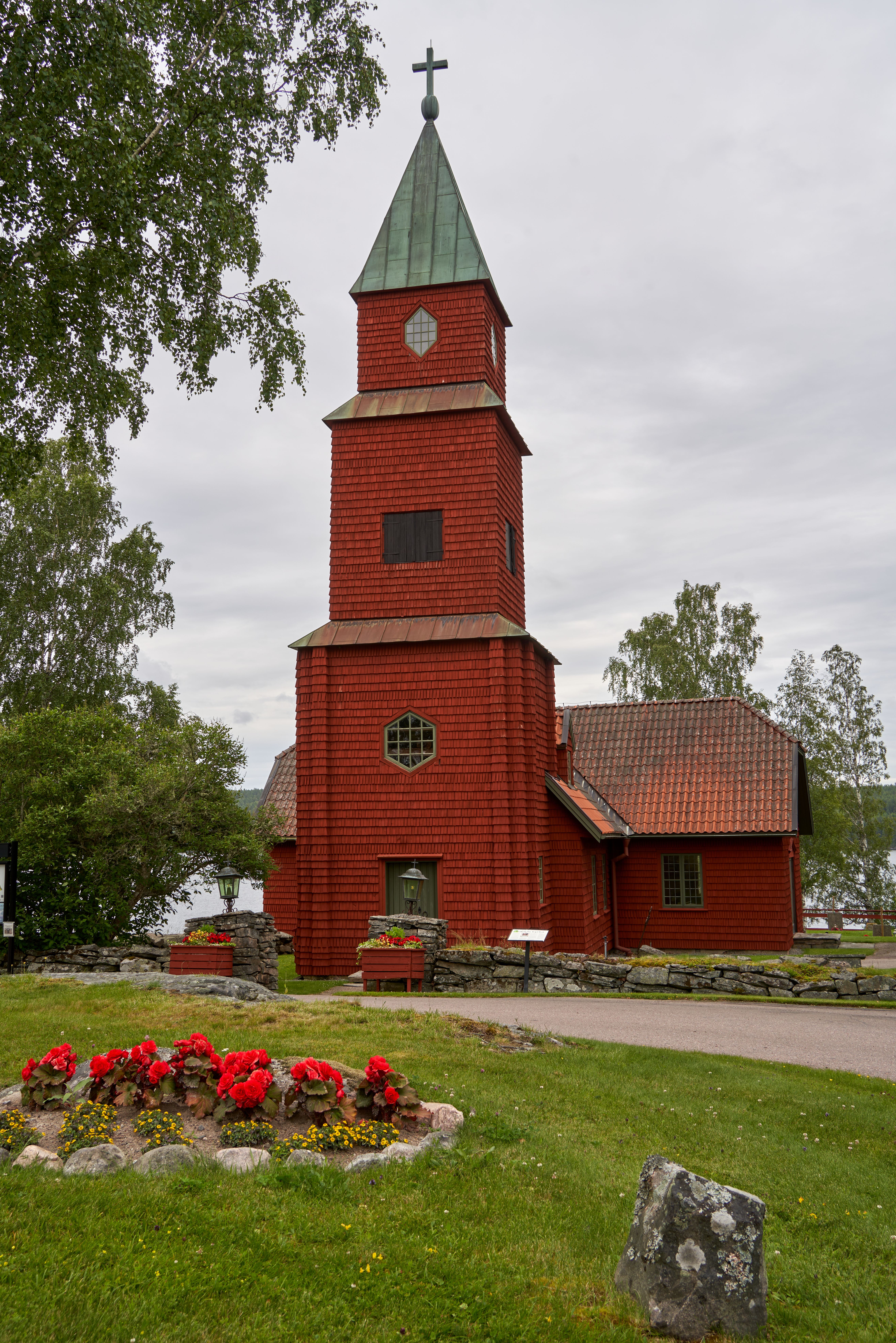 Historic Wooden Church in Årjäng, Sweden