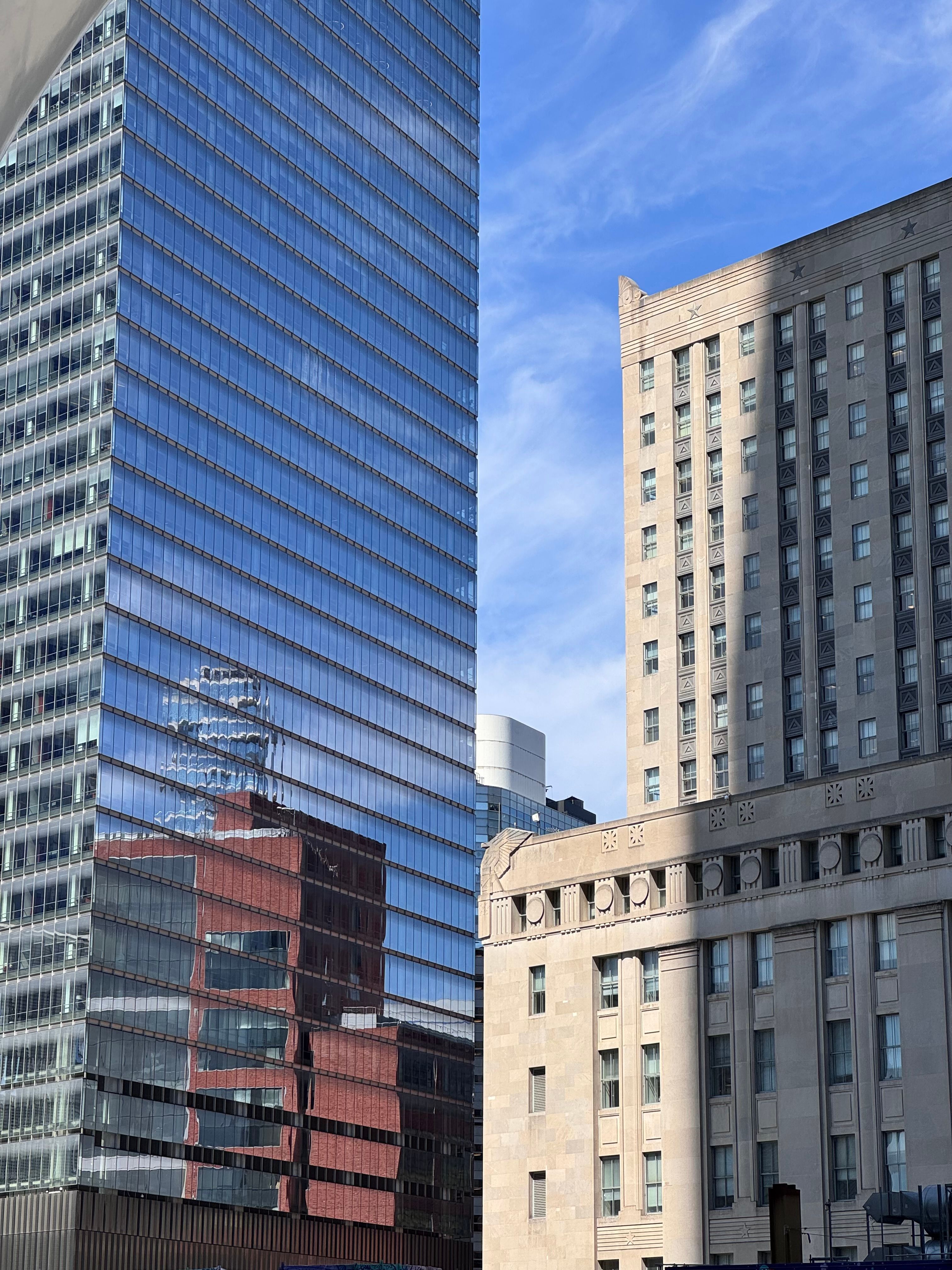 Beautiful view of Contemporary Skycrapers Architecture