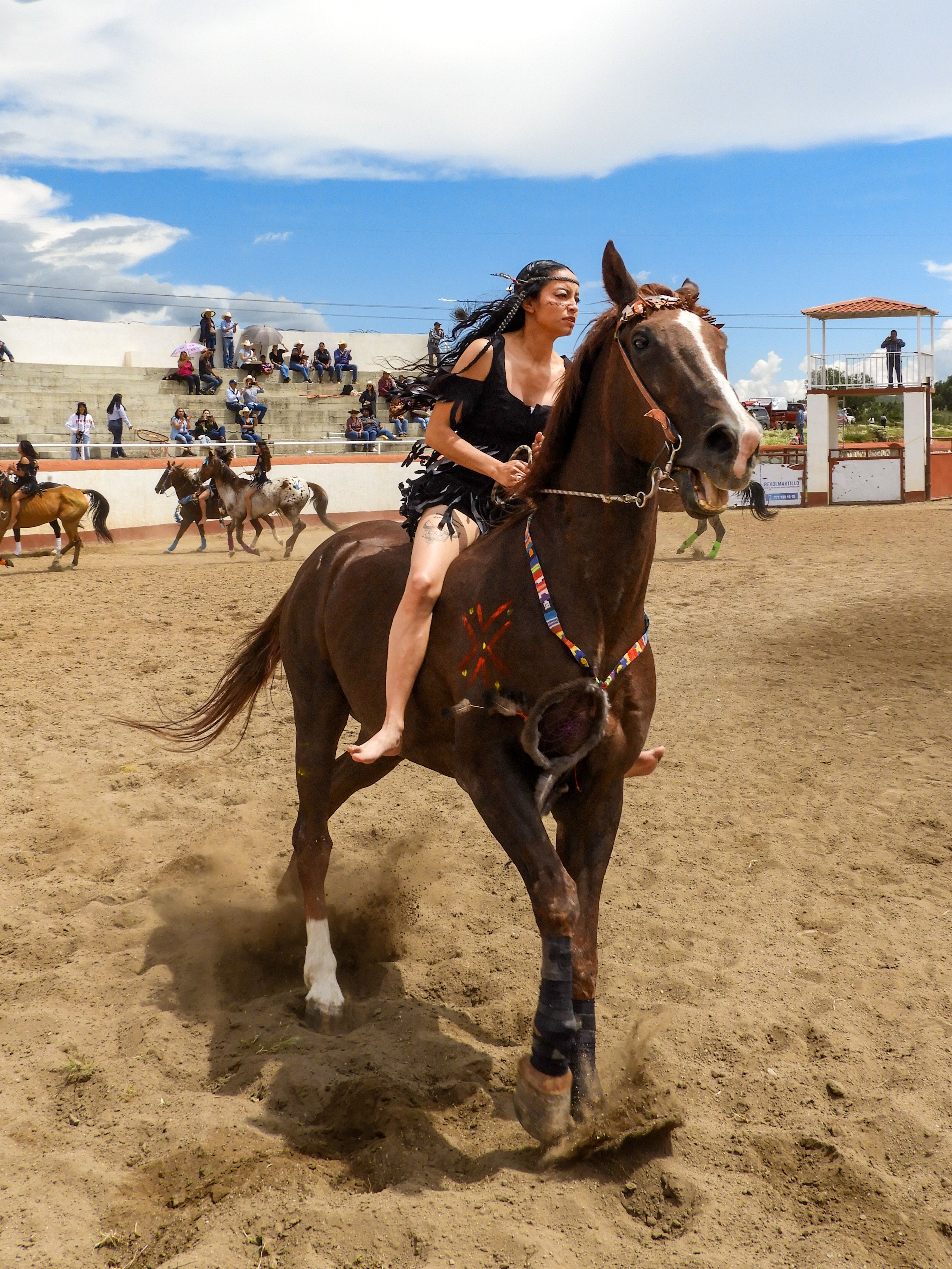 Female Rider on Horseback at Hidalgo Ranch Event · Free Stock Photo