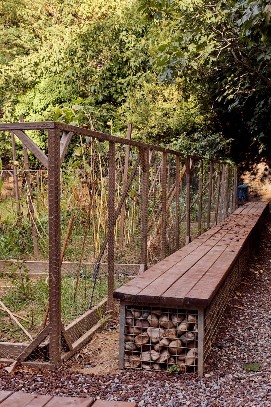 Recinzione moderna di un giardino