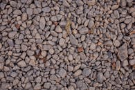 Close-up of Natural Pebble Texture in İstanbul