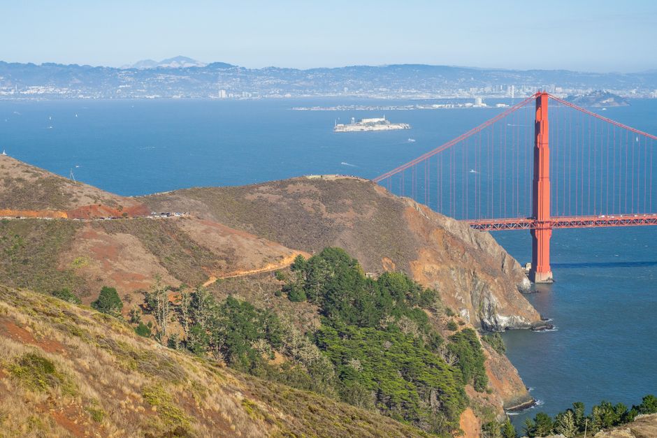 Golden Gate Bridge Vista Point, Marin side
