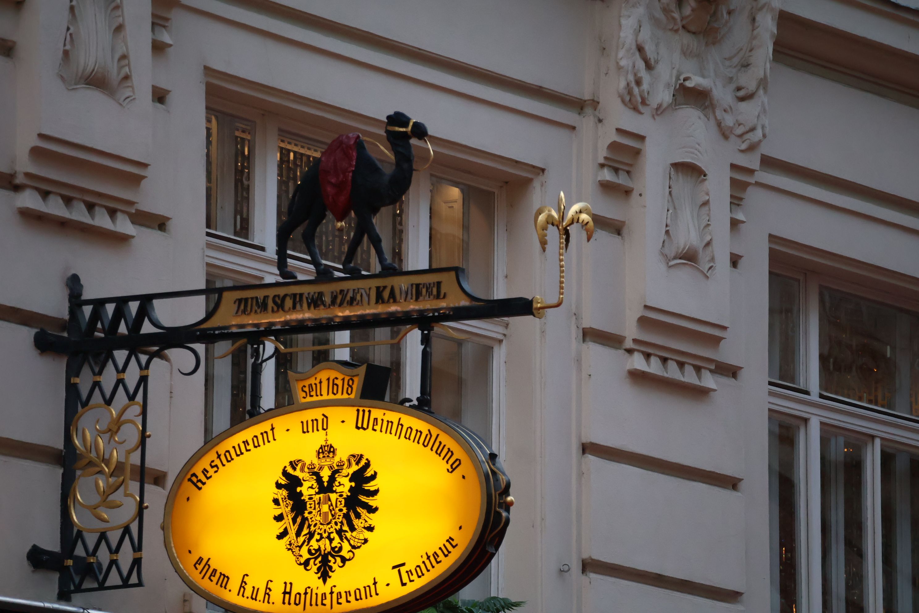 Historic Restaurant Signage in Vienna Austria · Free Stock Photo