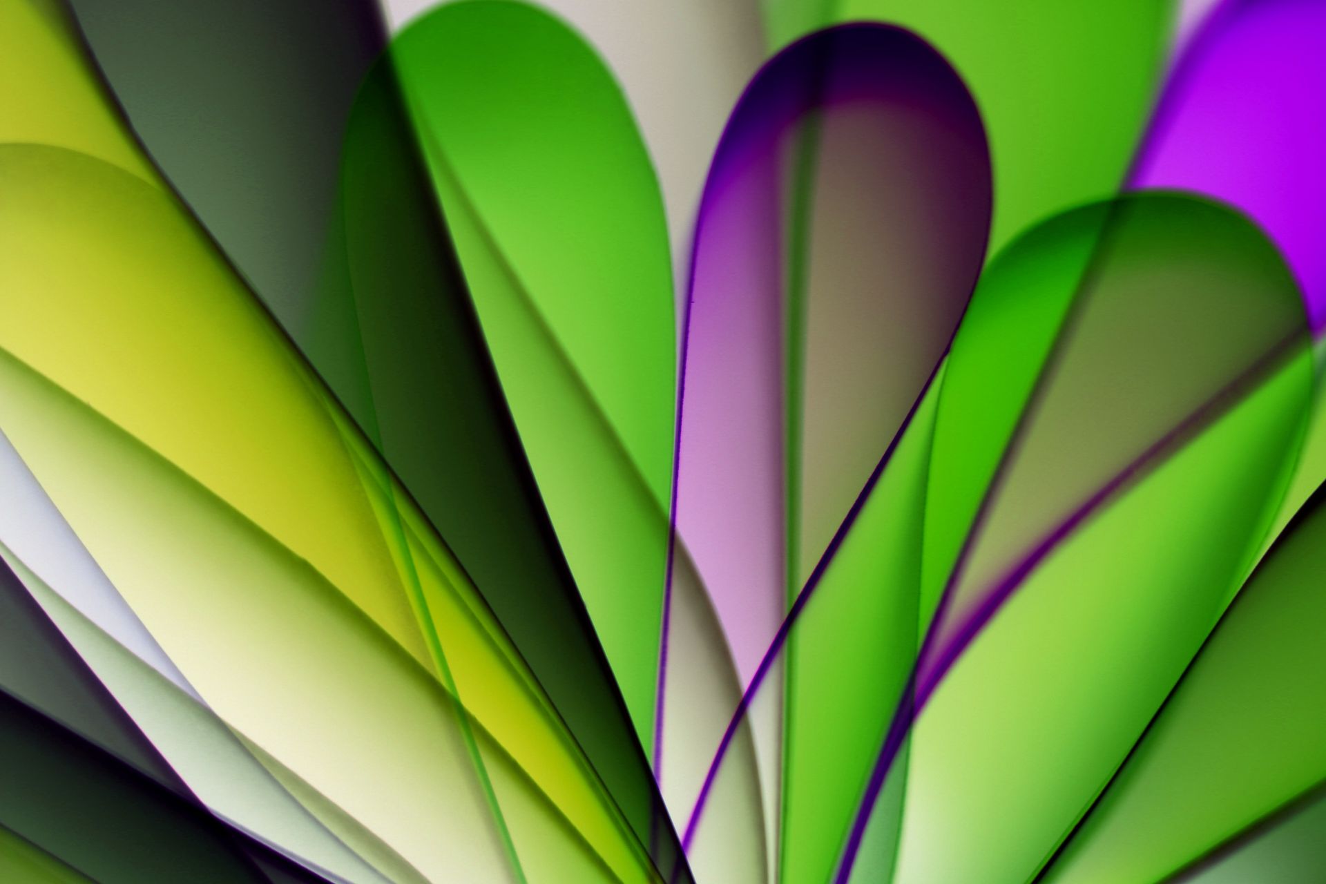 Vibrant abstract arrangement of colorful paper layers, creating a dynamic pattern.