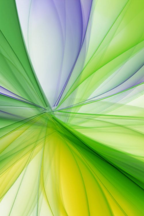 Free Vibrant abstract art with swirling green and yellow patterns creating an energetic and dynamic flow. Stock Photo
