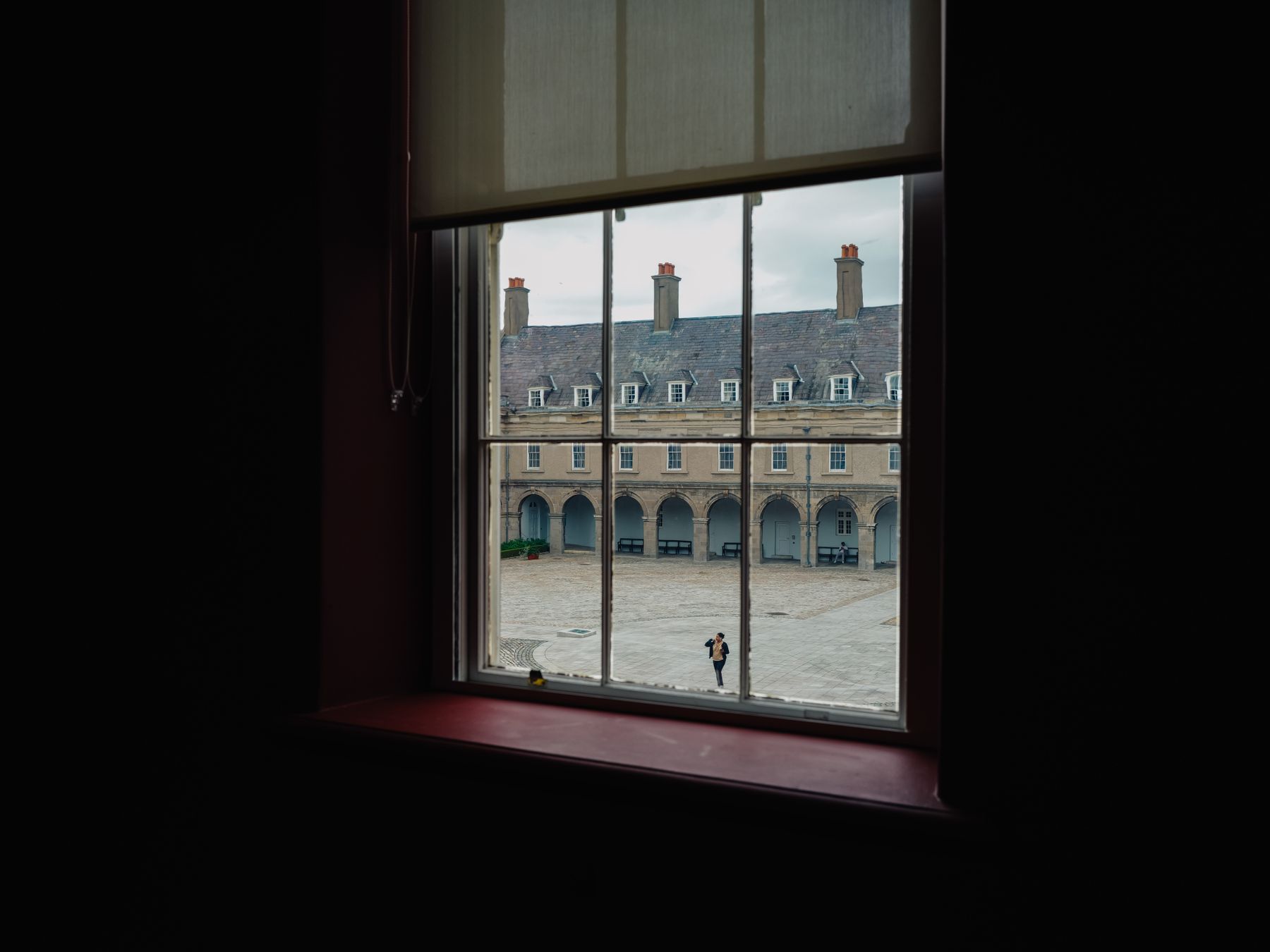 Sarratt — student move with boxes and a van