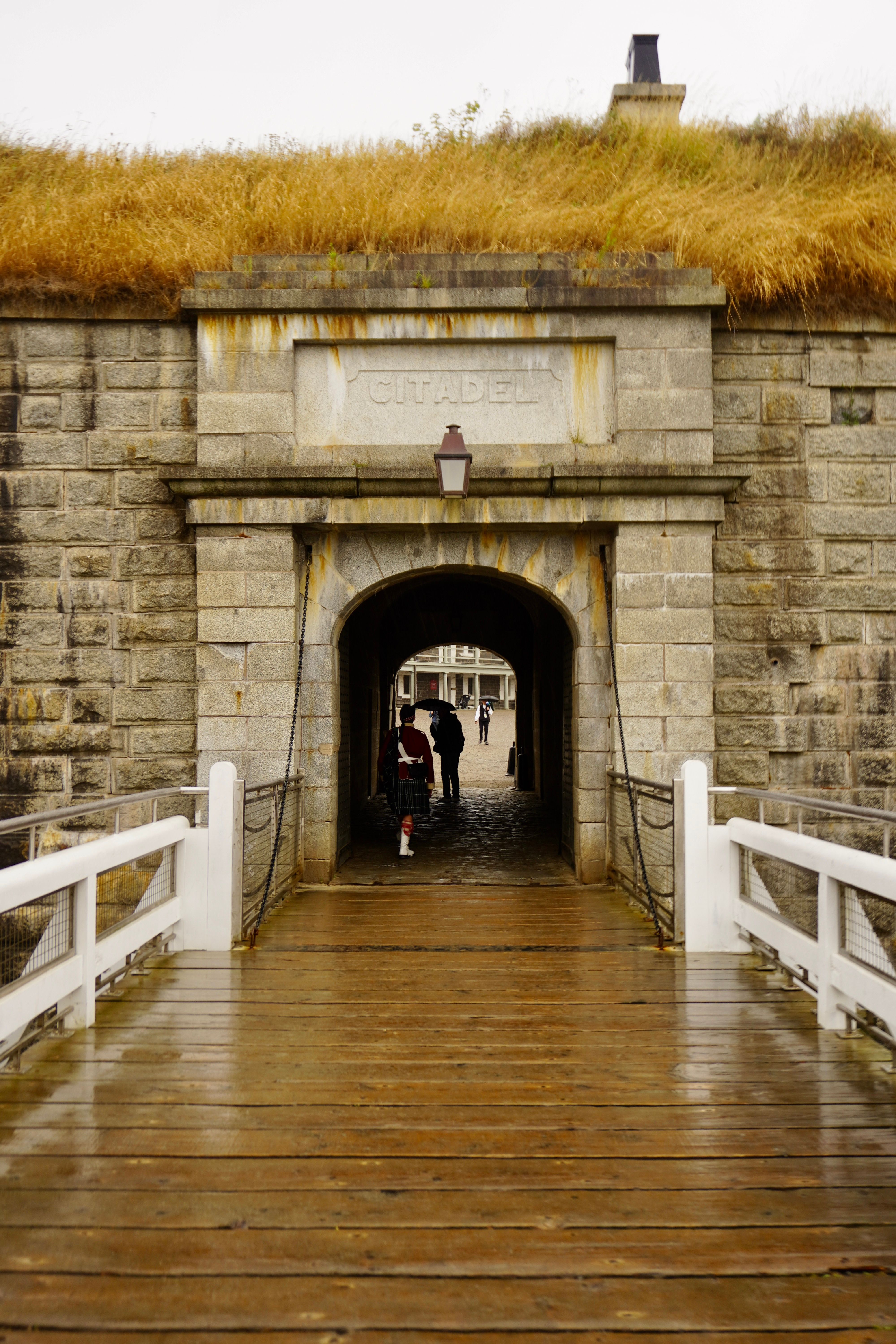 Stone Entrance to Historic Citadel Fort · Free Stock Photo