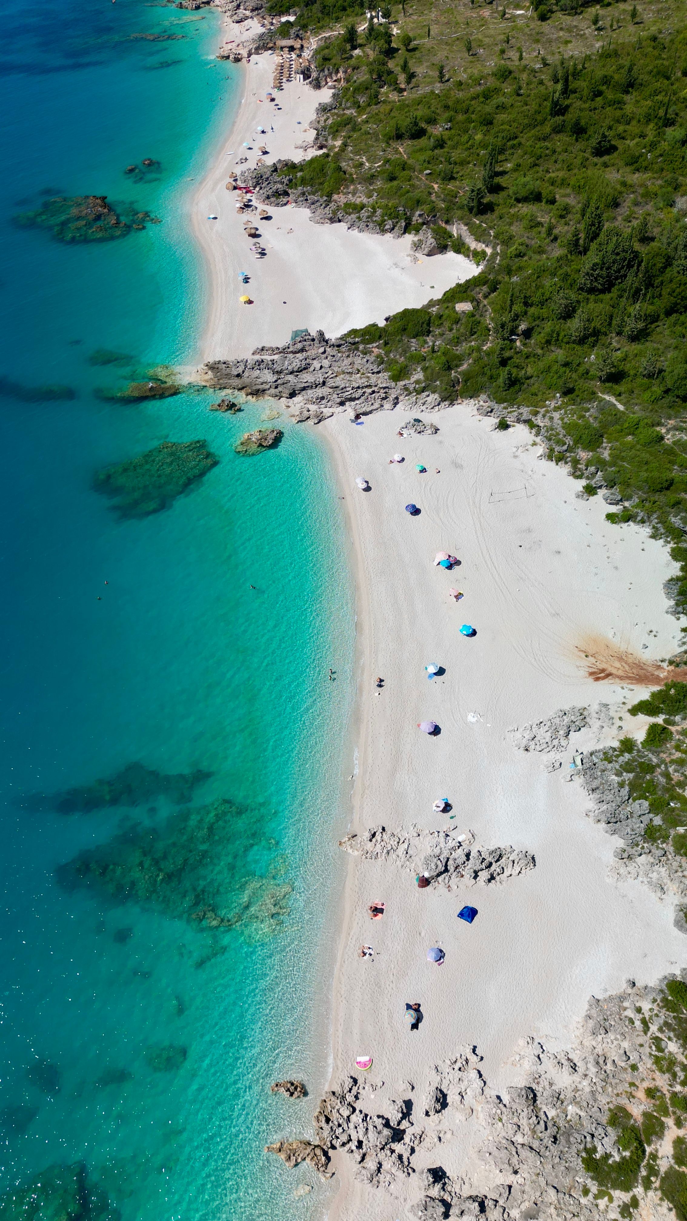 Dhermi Beach from above