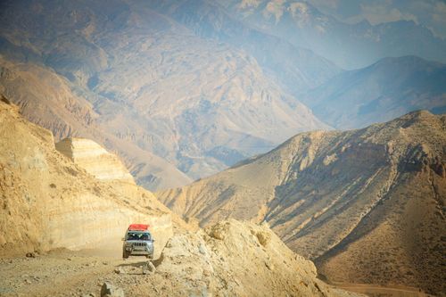 Free A stunning view of rugged mountains in Upper Mustang, Nepal, showcasing natural beauty. Stock Photo