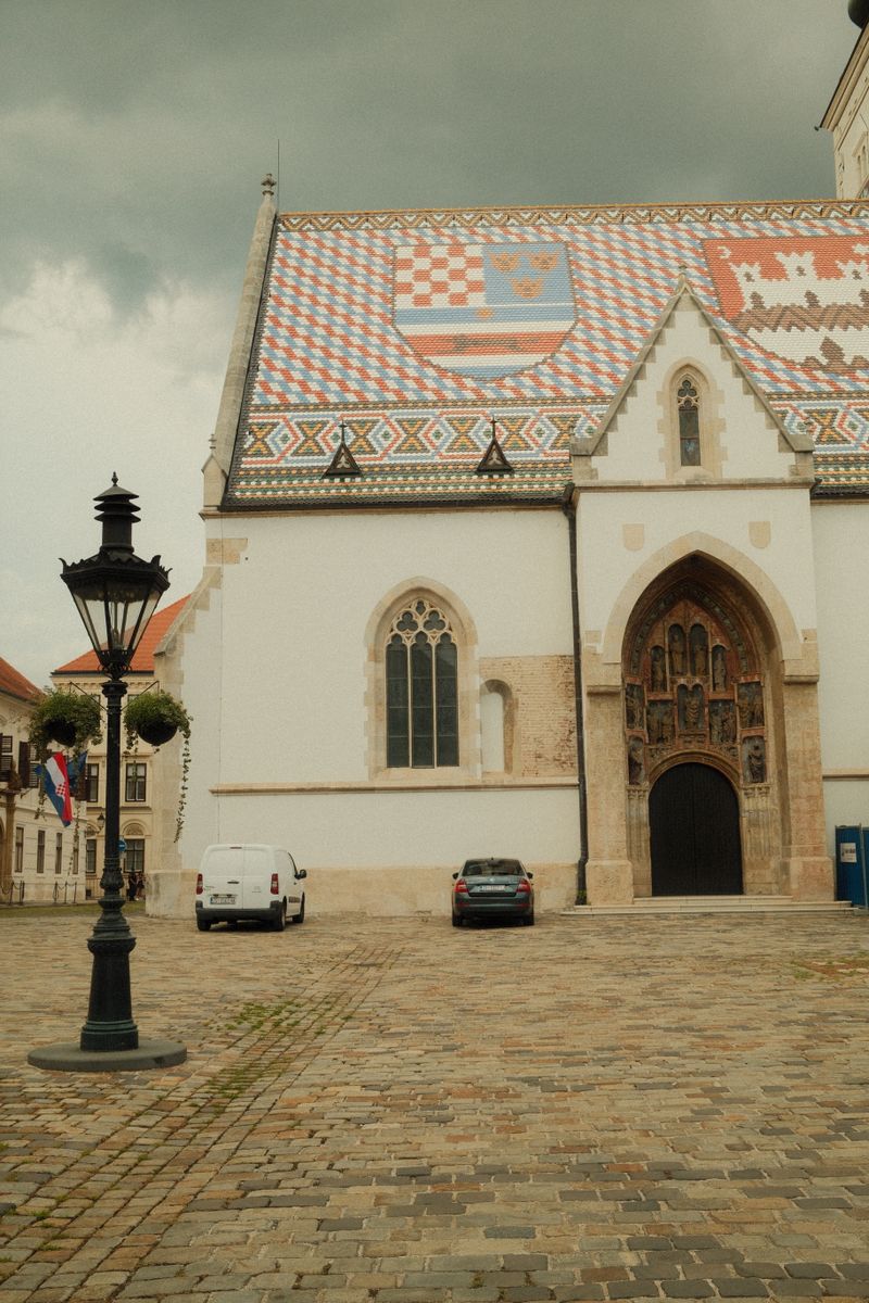 St Mark's Church in Zagreb with iconic tiled roof