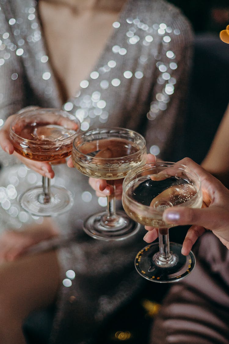 Shallow Focus Photo Of Cocktail Glasses