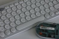 Minimalist Wireless Keyboard and Mouse Setup