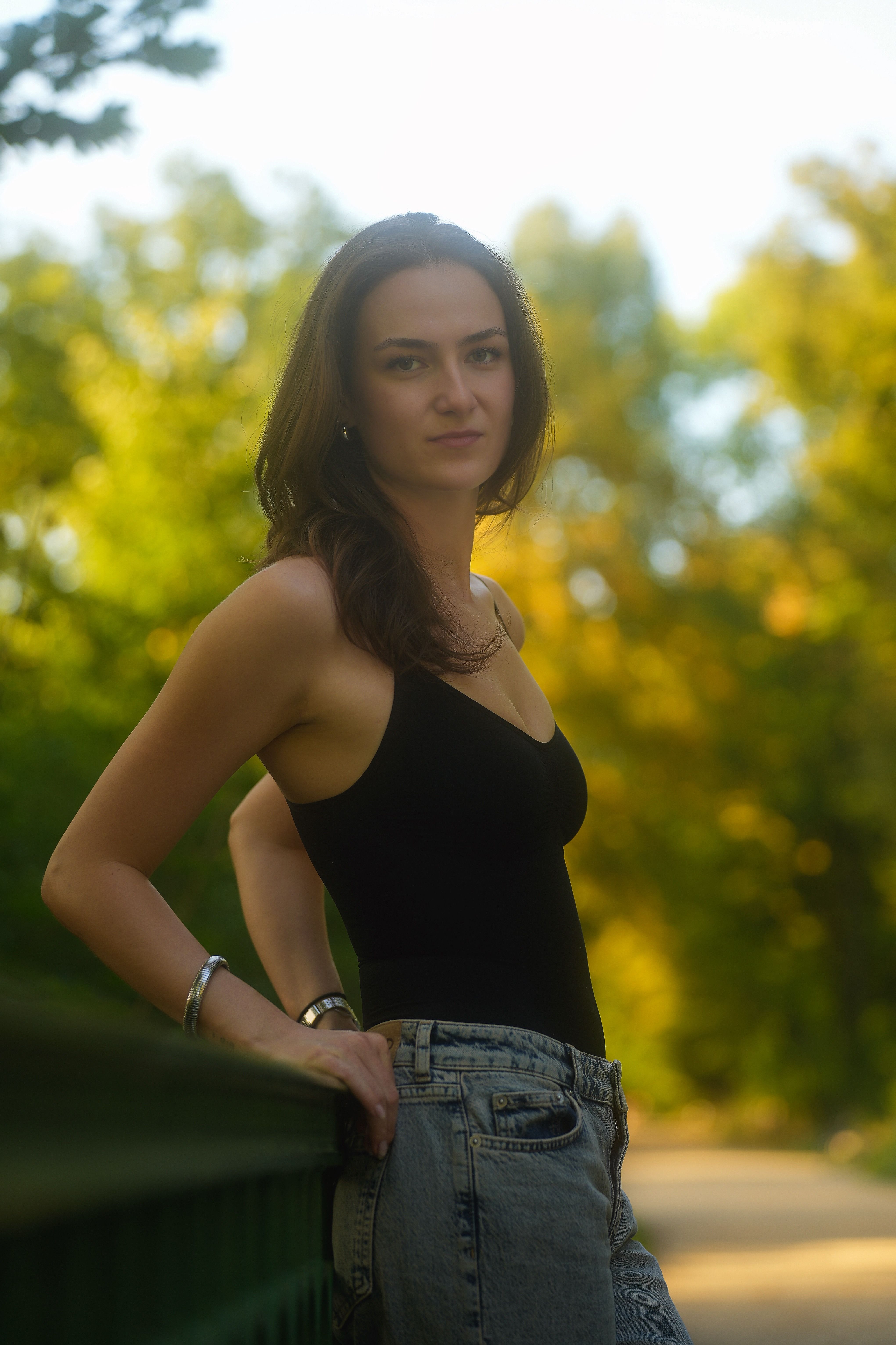 Portrait of a Woman in Nature during Autumn · Free Stock Photo
