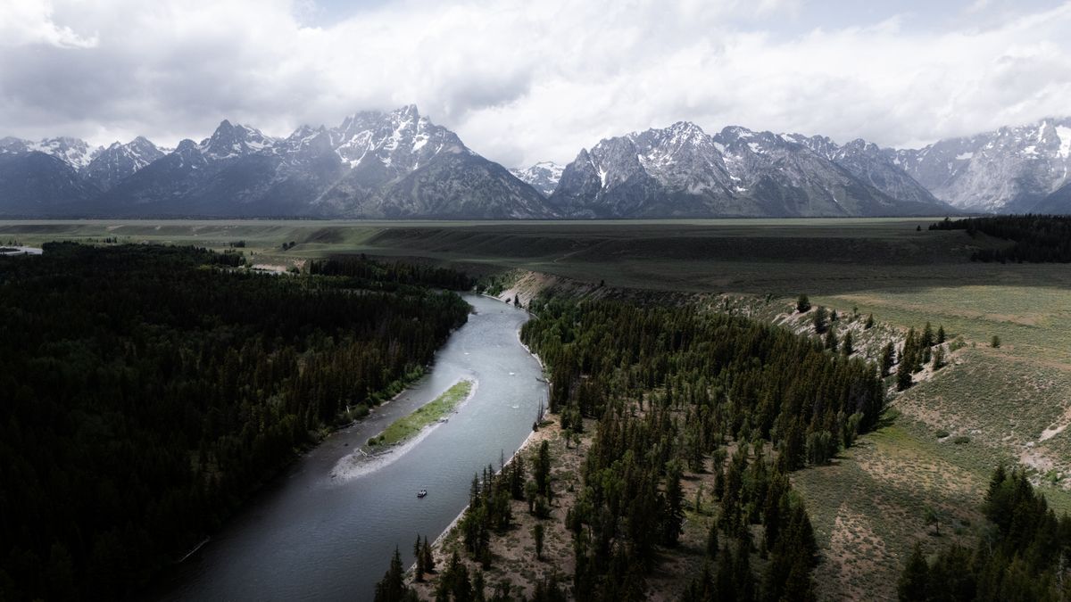 Grand Tetons with Snake River