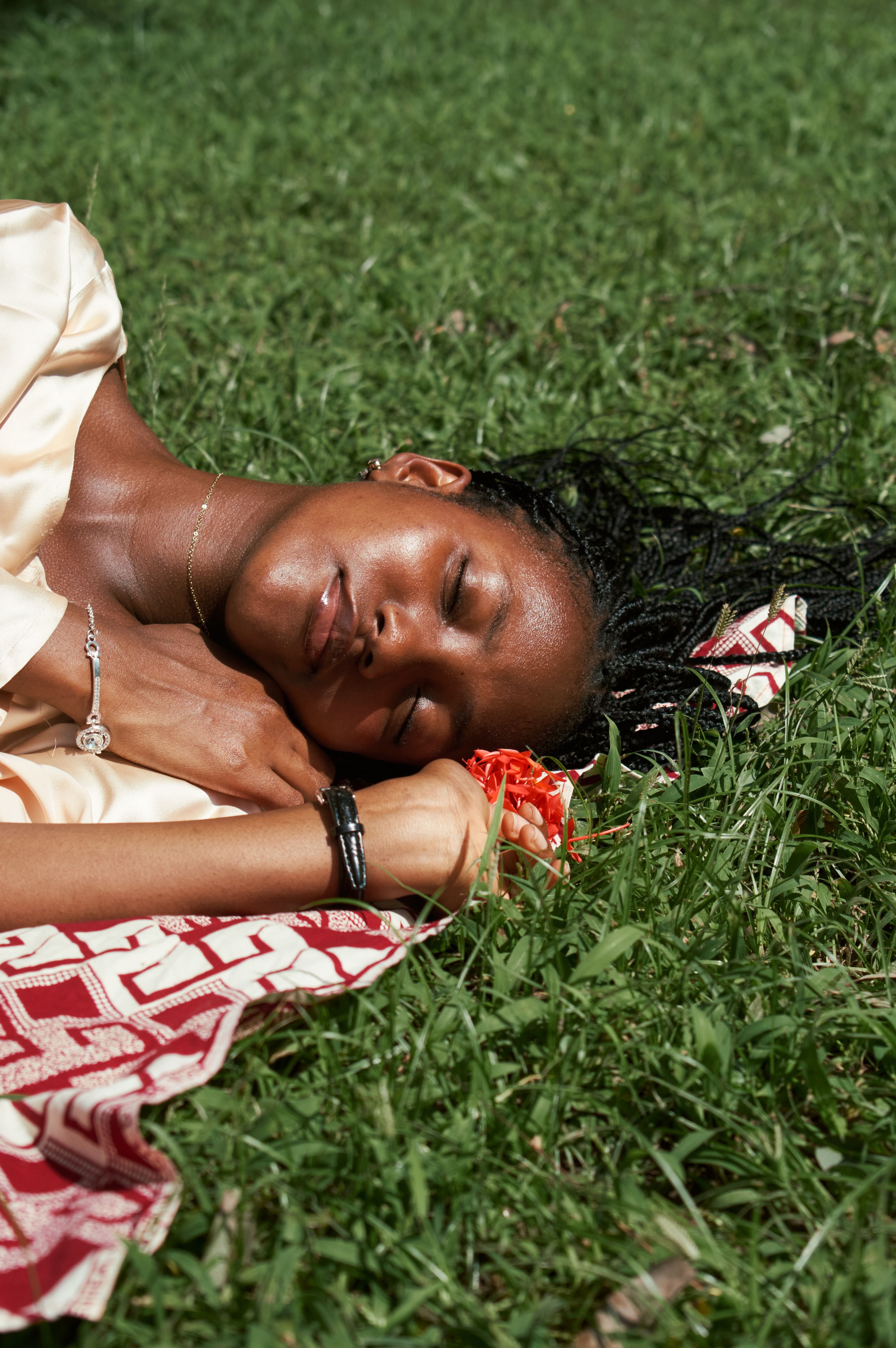 Peaceful Outdoor Nap on a Sunny Day · Free Stock Photo
