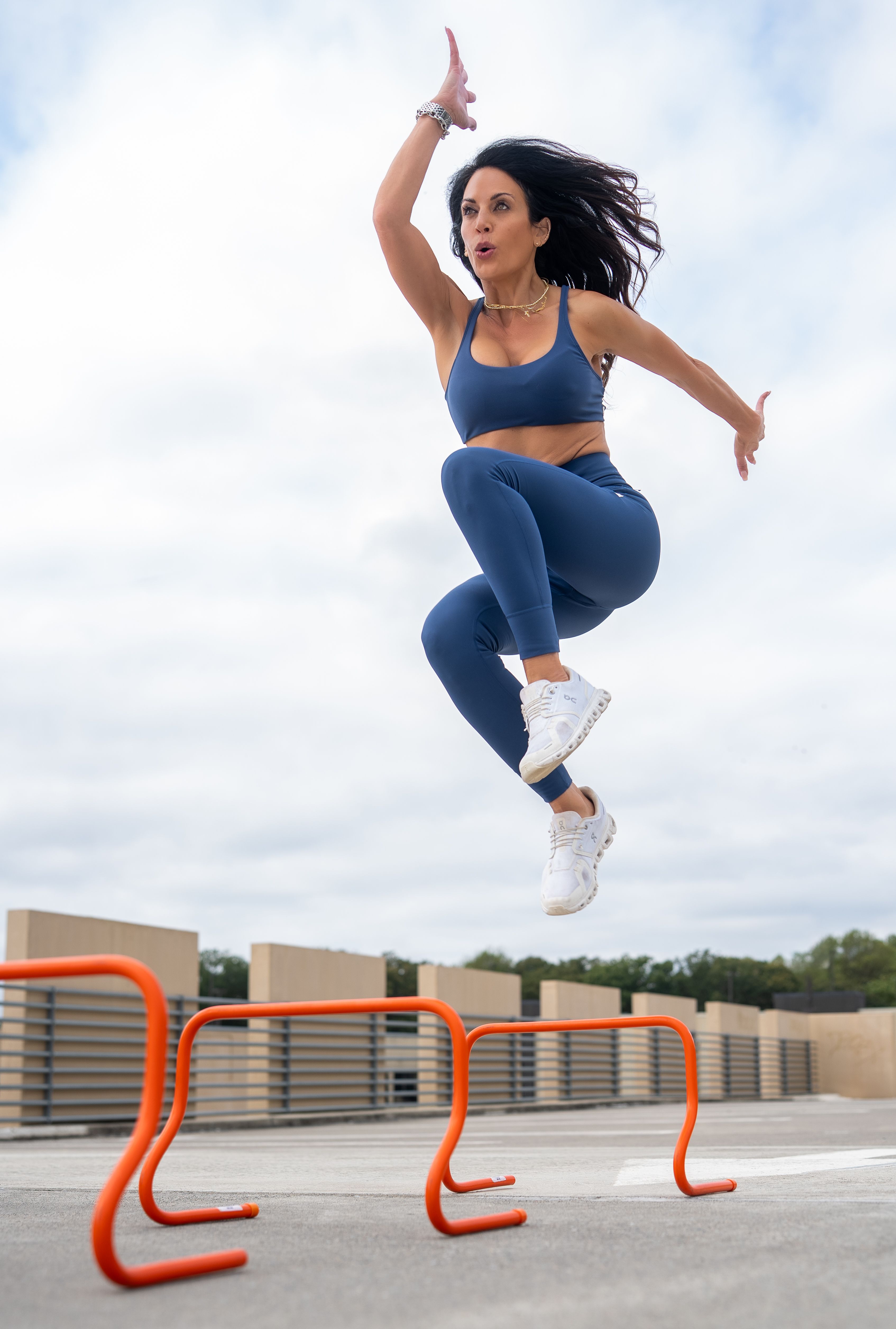 Photo of a Jumping Woman · Free Stock Photo