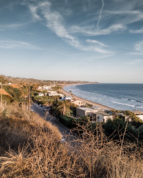 Free Seashore Houses Stock Photo