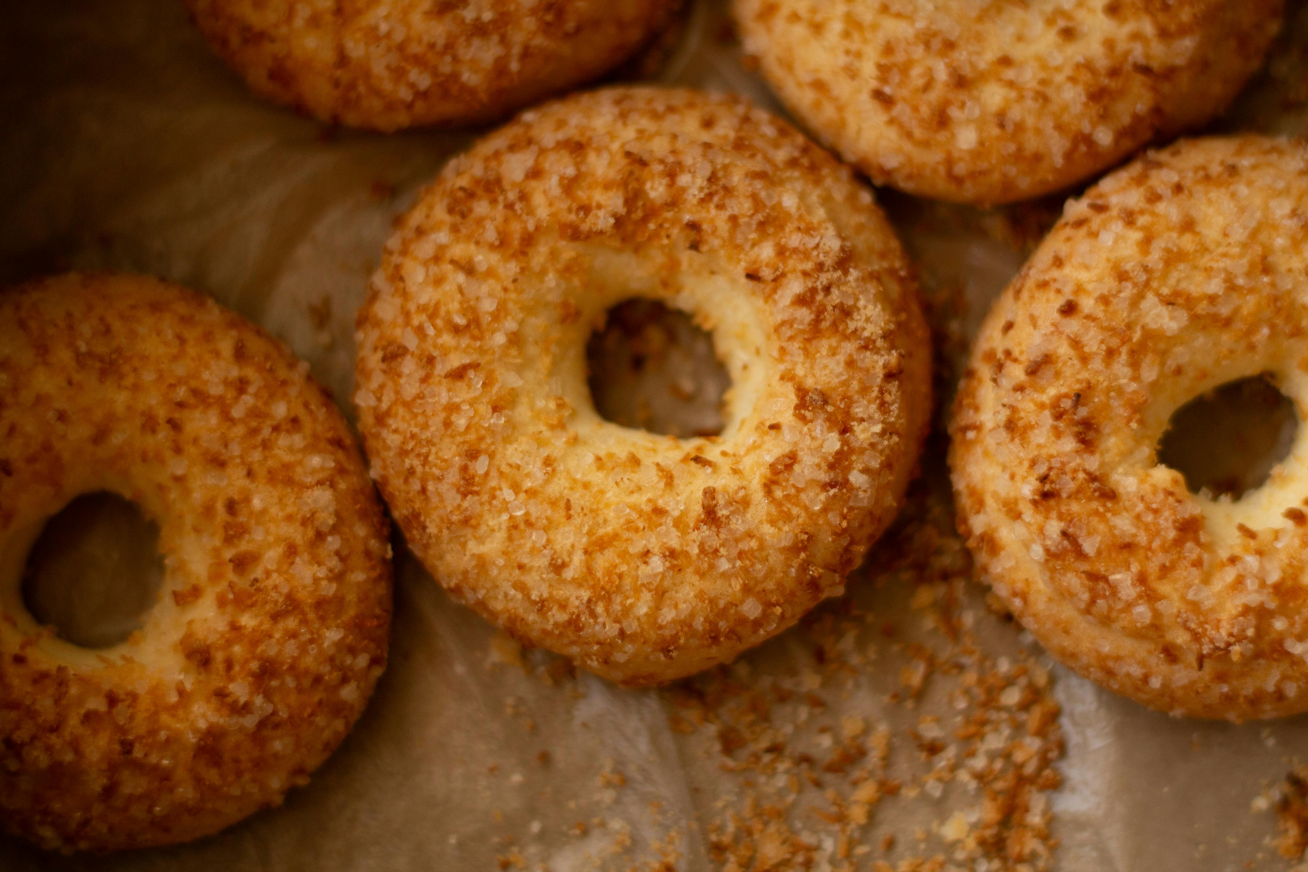 Donuts de calabaza caseros en freidora de aire