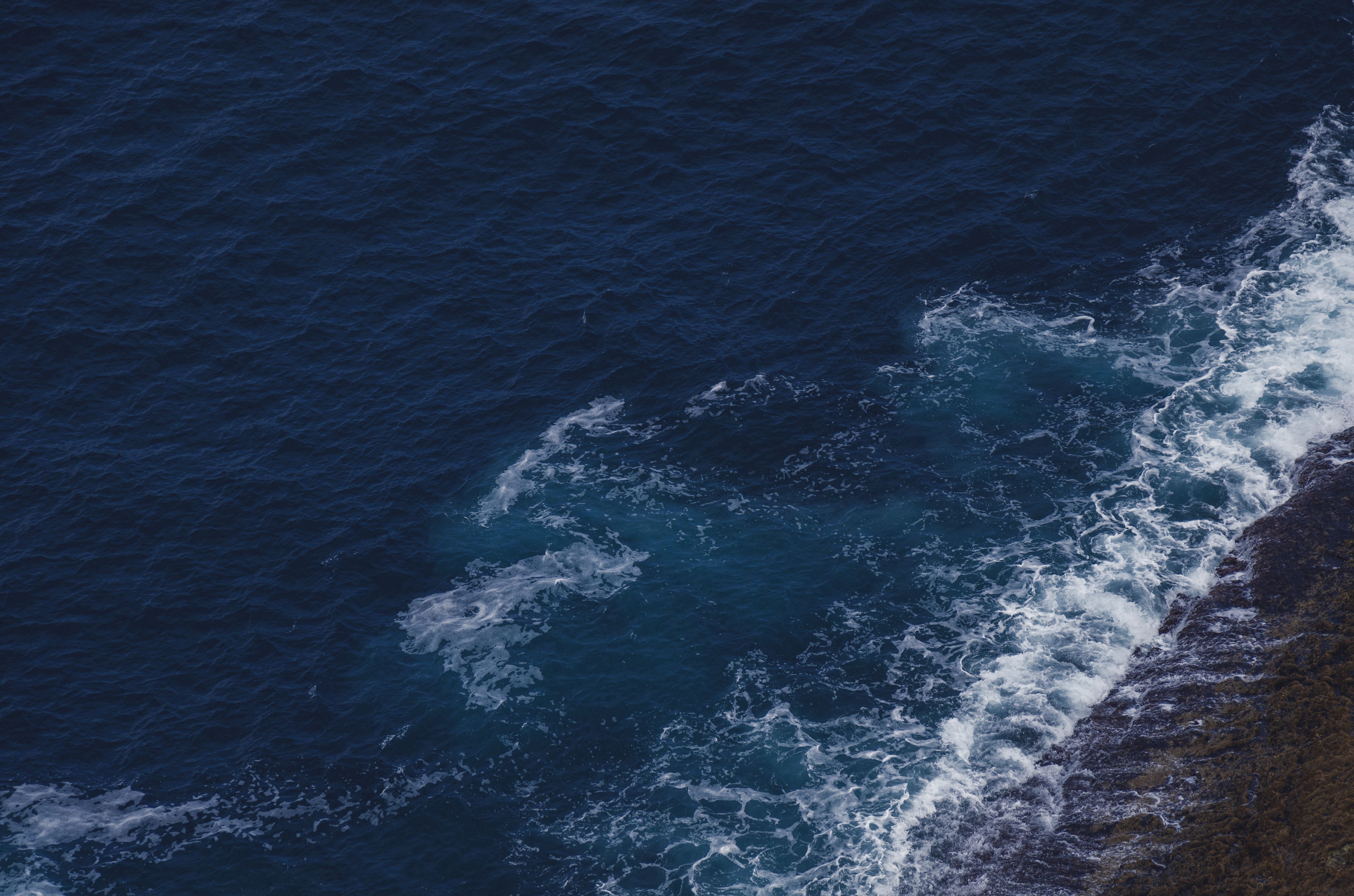Dramatic Ocean Waves Crashing on Rocky Shore · Free Stock Photo