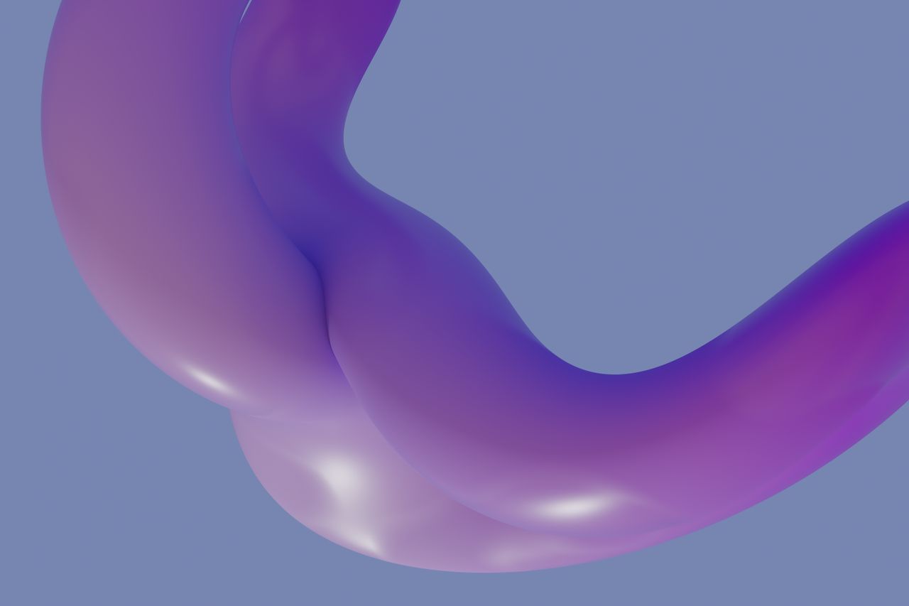 soft gradient abstract design with flowing geometric shapes in purple