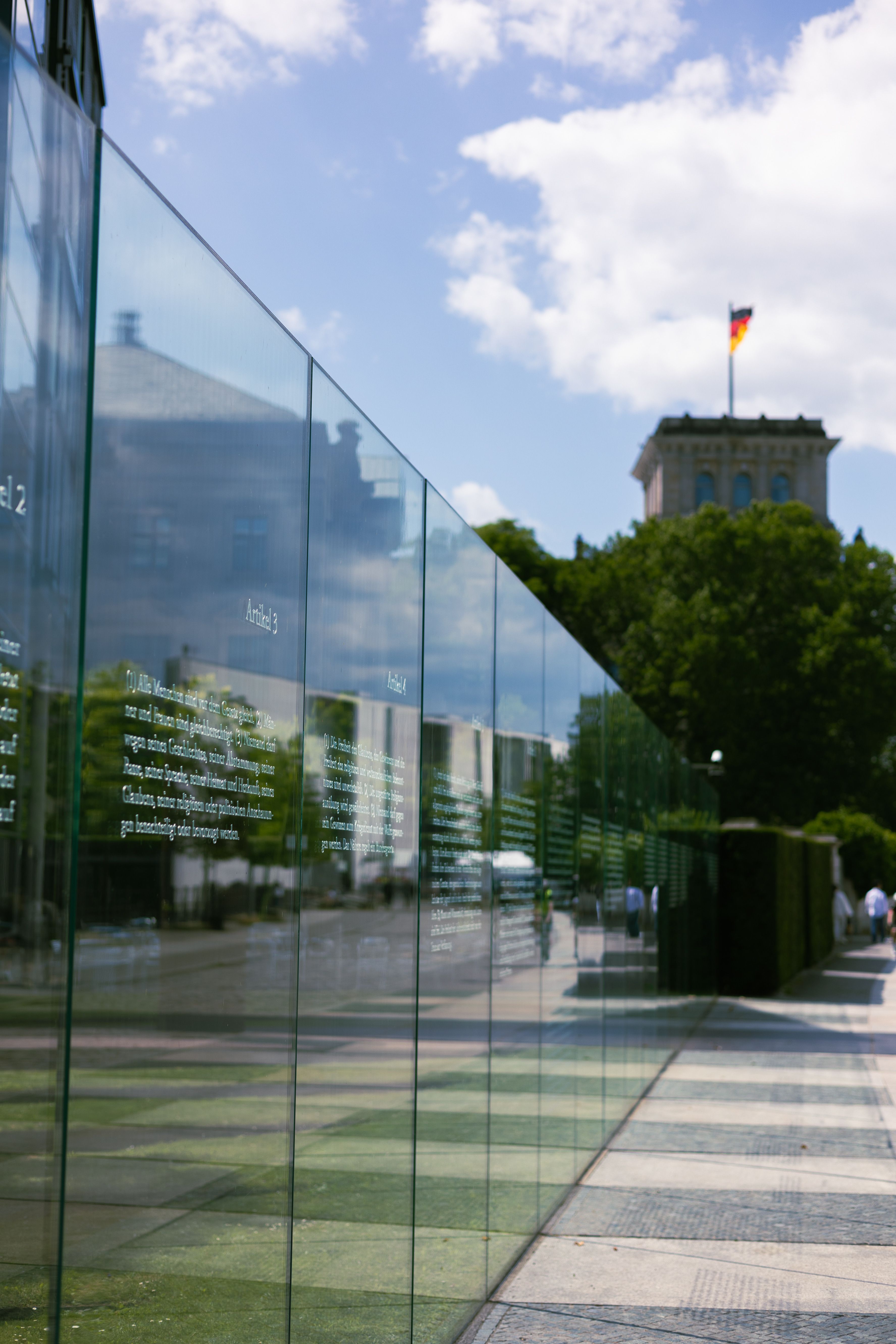 Reflective Glass Wall by Reichstag in Berlin · Free Stock Photo