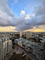 Dramatic clouds over Bengaluru's high-rises