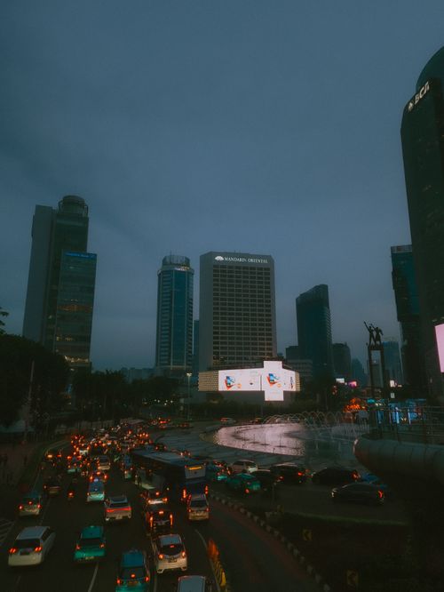 Free Jakarta at Night Stock Photo