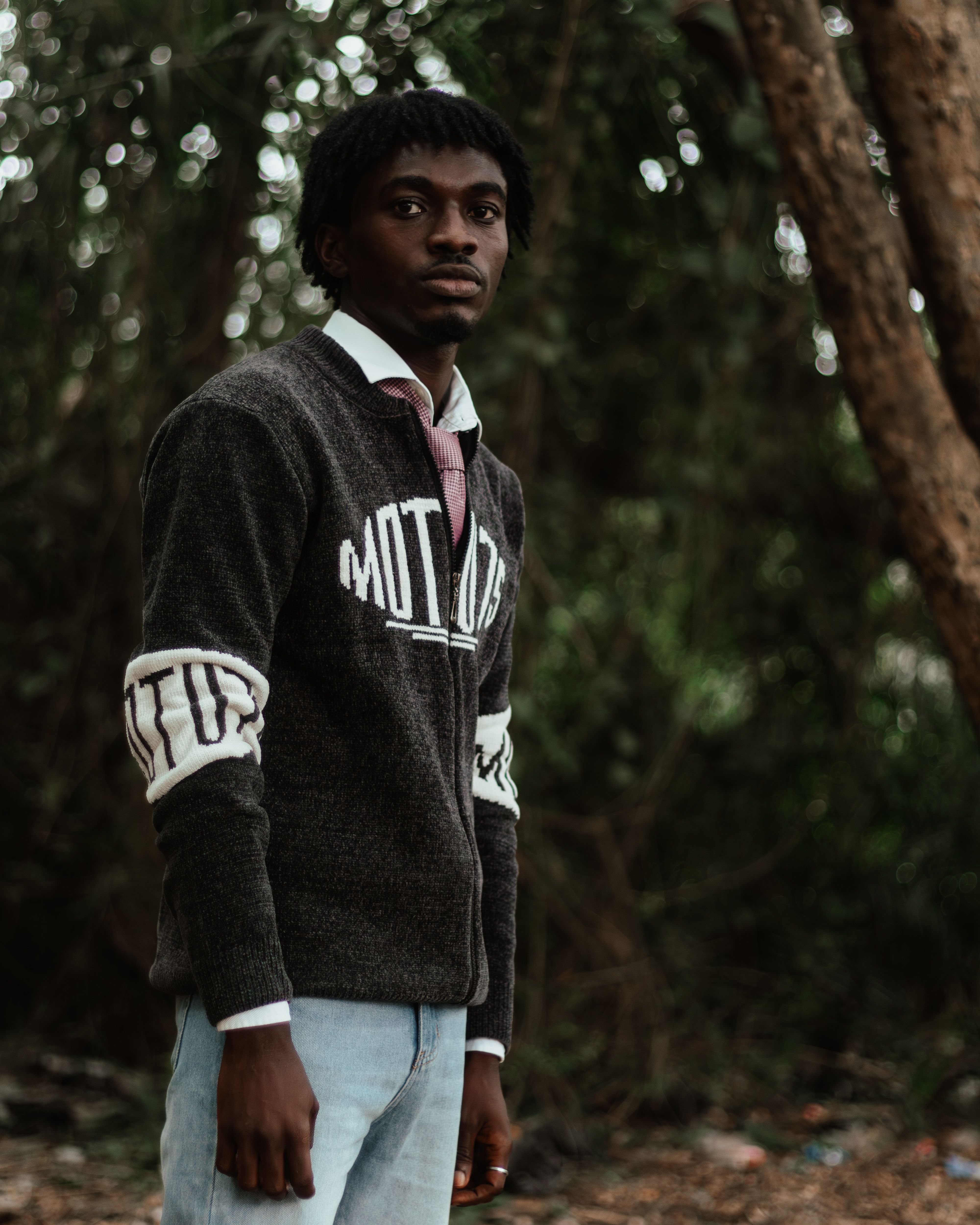 Portrait of Young Man in Outdoor Setting · Free Stock Photo