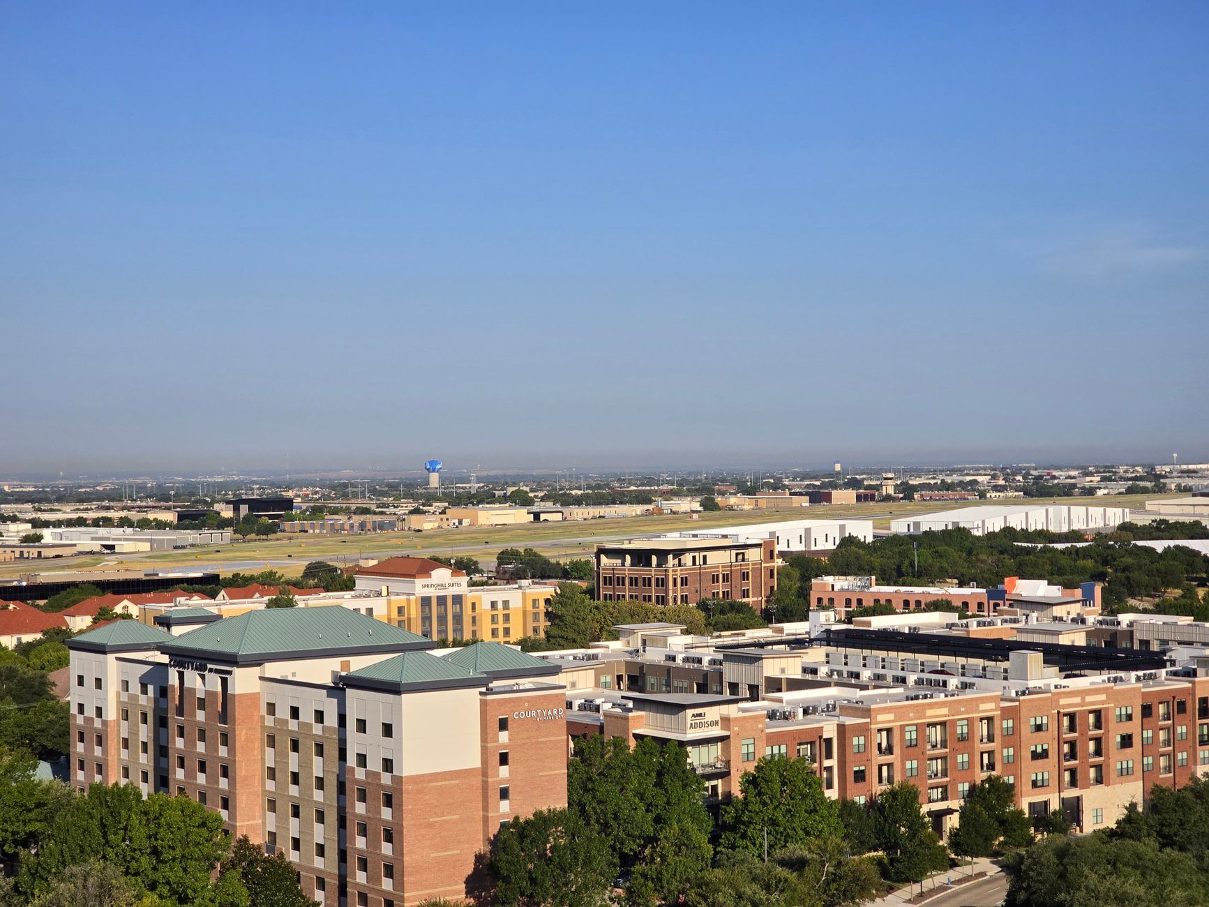 Arlington Texas skyline with AT&T Stadium